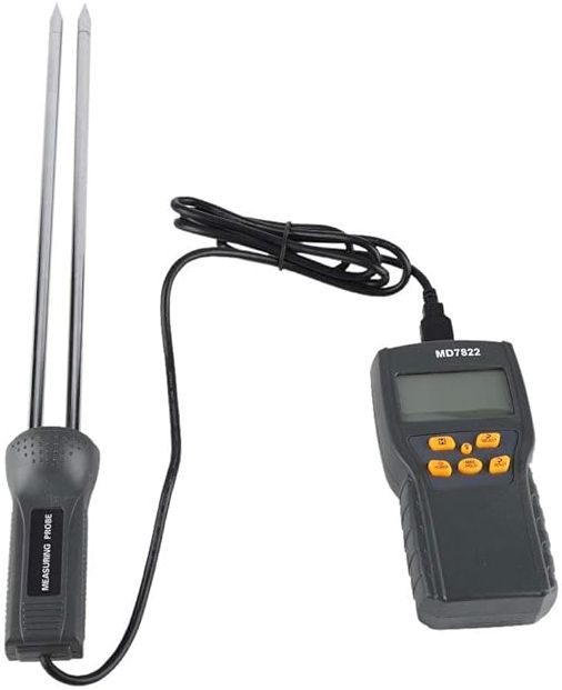 Digital Grain Moisture Meter, Humidity Tester for Wheat, Corn, Paddy Pin-Type Digital Moisture Measurer-image-35