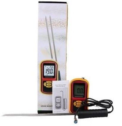real instruments GMM 640 Digital Grain Moisture Meter Humidity Tester For Wheat Corn Rice Bean GM640 Pin-Type Digital Moisture Measurer-picture-15