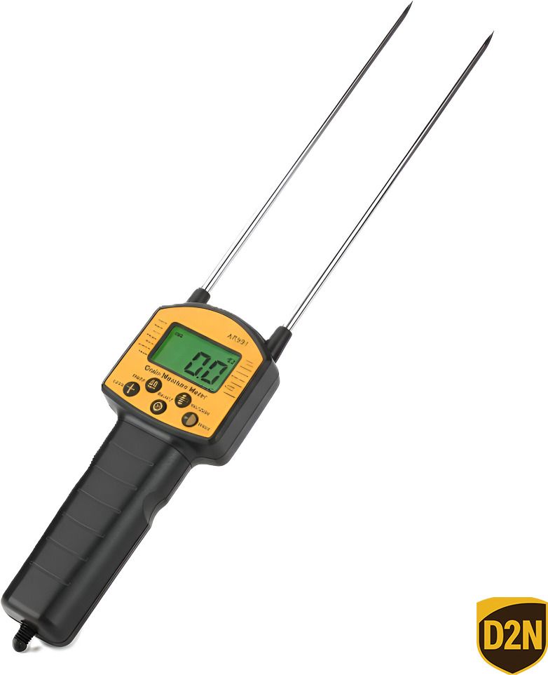 d2n Digital Grain Moisture Meter with 300mm pin probe for accurate moisture test 09 A991 Pin-Type Digital Moisture Measurer-picture-15