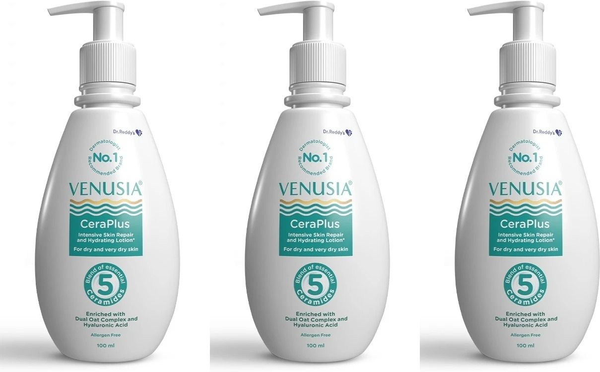 Ceraplus Lotion for Dry Skin - 5 Essential for moisturization,100 ml x Pack of 3-image-9