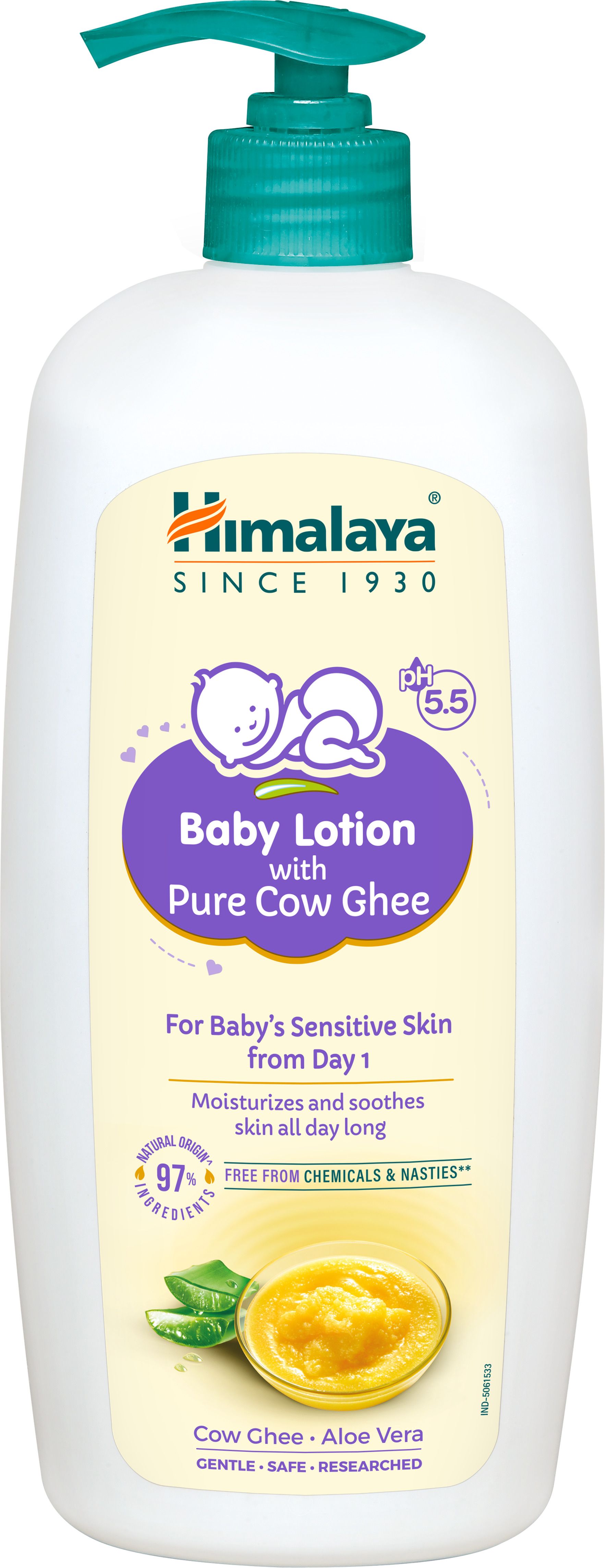 Baby Lotion With Pure Cow Ghee 700mL | Ph5.5 | Safe For Newborns' Sensitive Skin-image-13