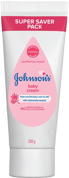 Baby Cream, protects from dryness, pH Balanced, paraben-free, 200gm