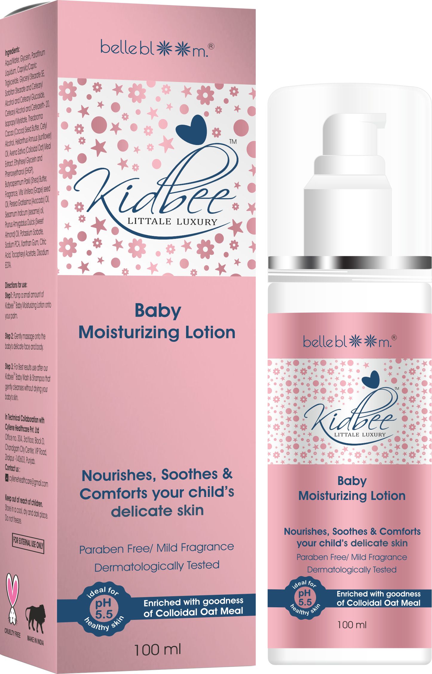 kidbee Baby Moisturizing Lotion (100ml) pH 5.5-picture-27