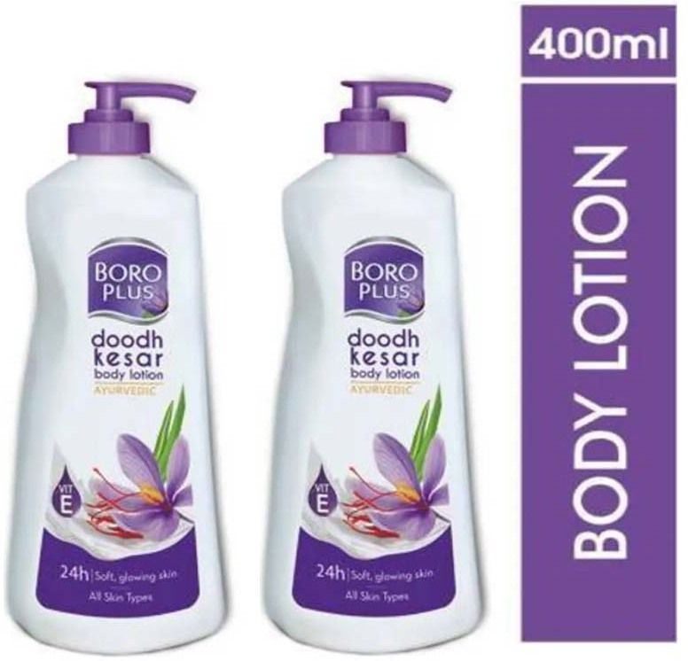 each 400 ml. boro dudh kesar lotion soft skin for winter pack of 2-image-46