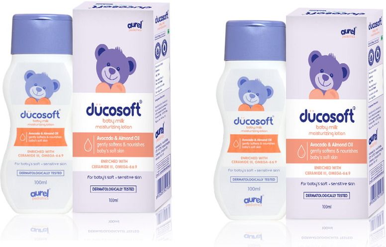 aurelderma DUCOSOFT BABY MILK MOISTURIZING LOTION 100ML (PACK OF 2 )-picture-19