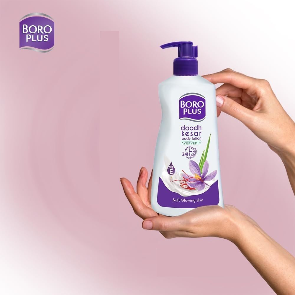 Body Lotion Moisturisation Dhoodh, Badam & Kesar 400ML-image-24