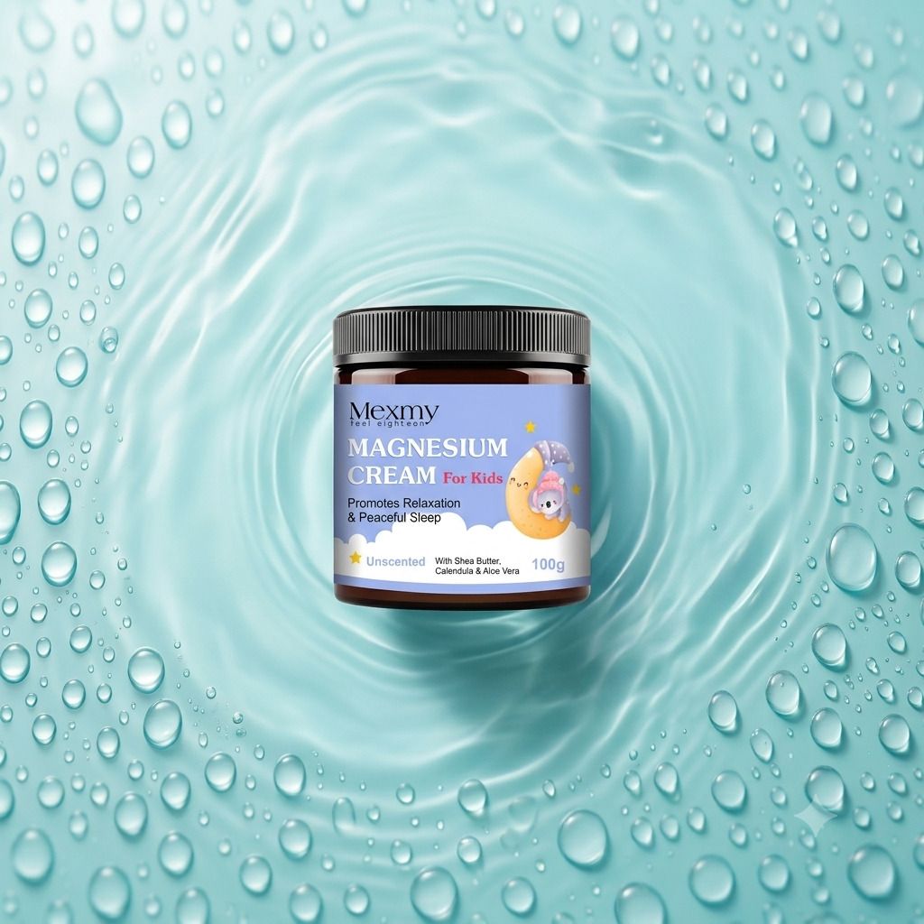mexmy Kids Magnesium Body Cream Gentle Daily Moisturizer for Soft Smooth Skin 100g-picture-17