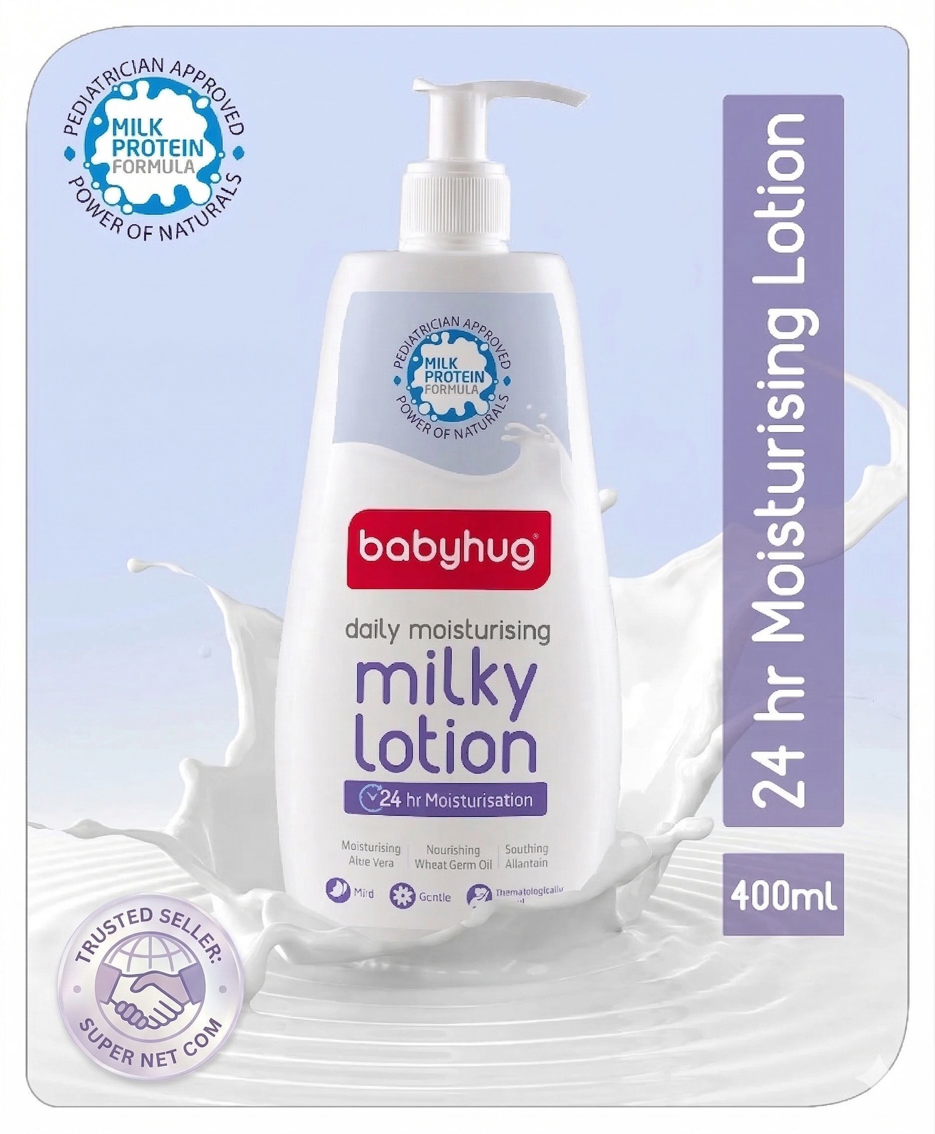 Daily Moisturising Milky Lotion - Enriched With Natural Oil, Aloe Vera Extract