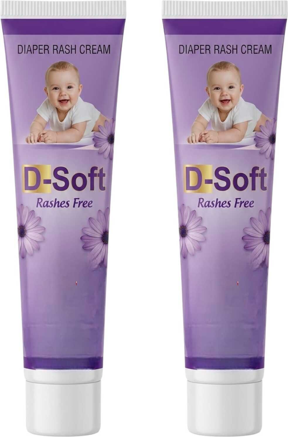 clowzac D-SOFT BABY RASHES CREAM FOR BABIES SOFTEN SKIN PACK OF 2-picture-38