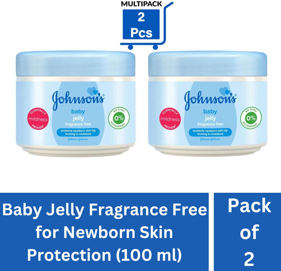 johnson's Baby Jelly 100ml (Pack of 2) Protects Newborn Skin-picture-32