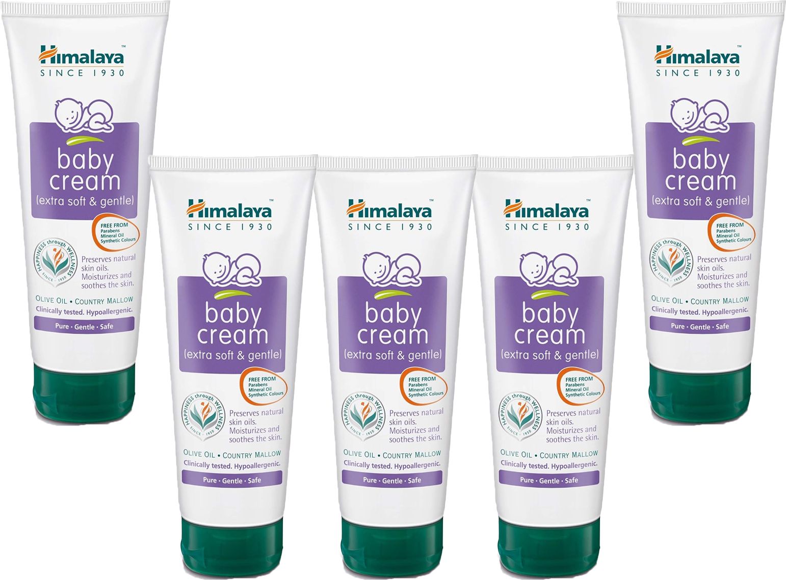 himalaya BABY CREAM 50ml (Pack of 5)-picture-11