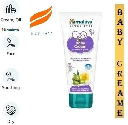 himalaya Baby Cream For Gentle & Soft Glowing Skin For Baby 100ml-picture-10