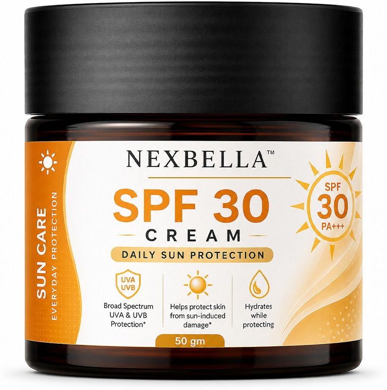 nexbella SPF 30 PA+++ Sun Care Cream for Face, Daily Moisturizing Sunscreen Cream 50g-picture-30