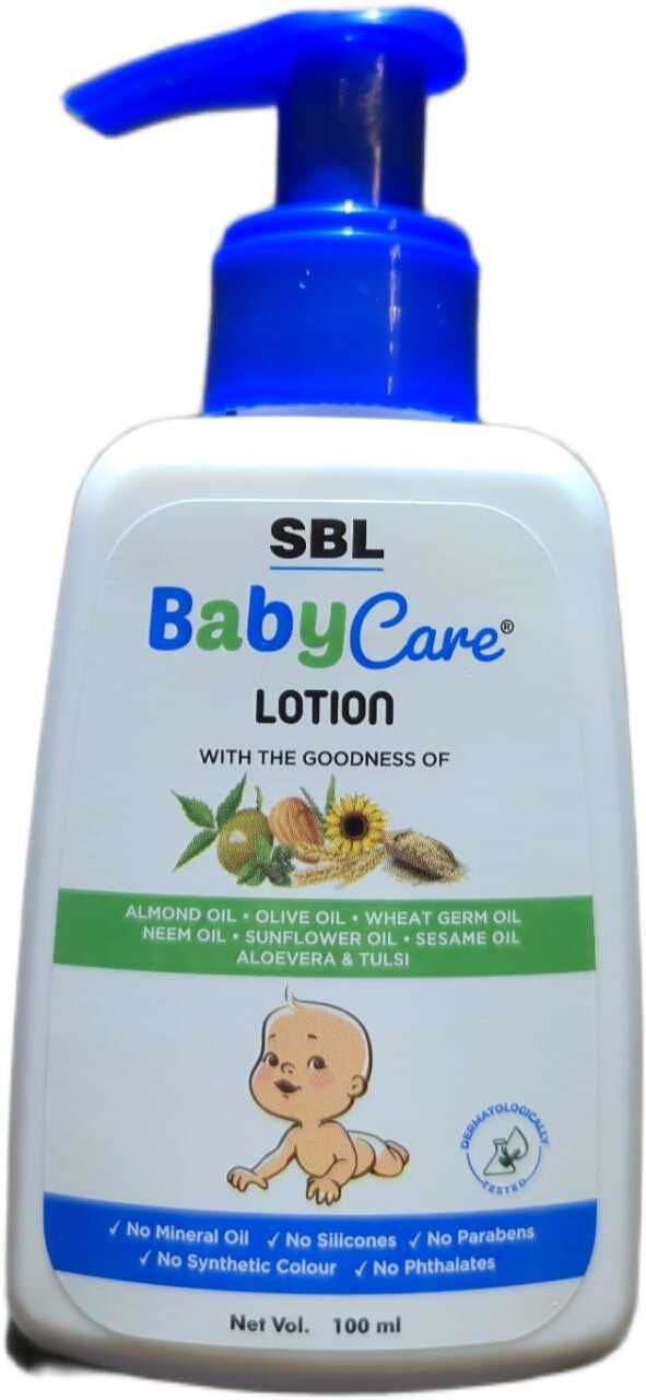 Baby Care Lotion with Natural Oils, Aloe Vera and Tulsi, 100 ml (Pack of 3)-image-46