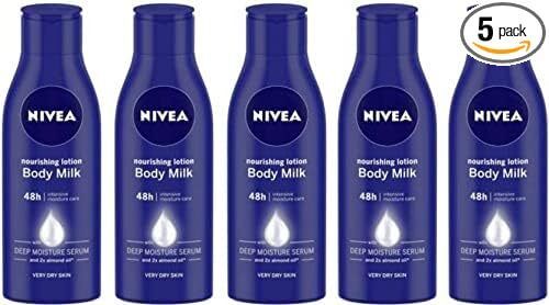 nivea men Nourishing Body Milk Lotion, 75ml Each (Pack Of 5) (375ml) (375)-picture-14