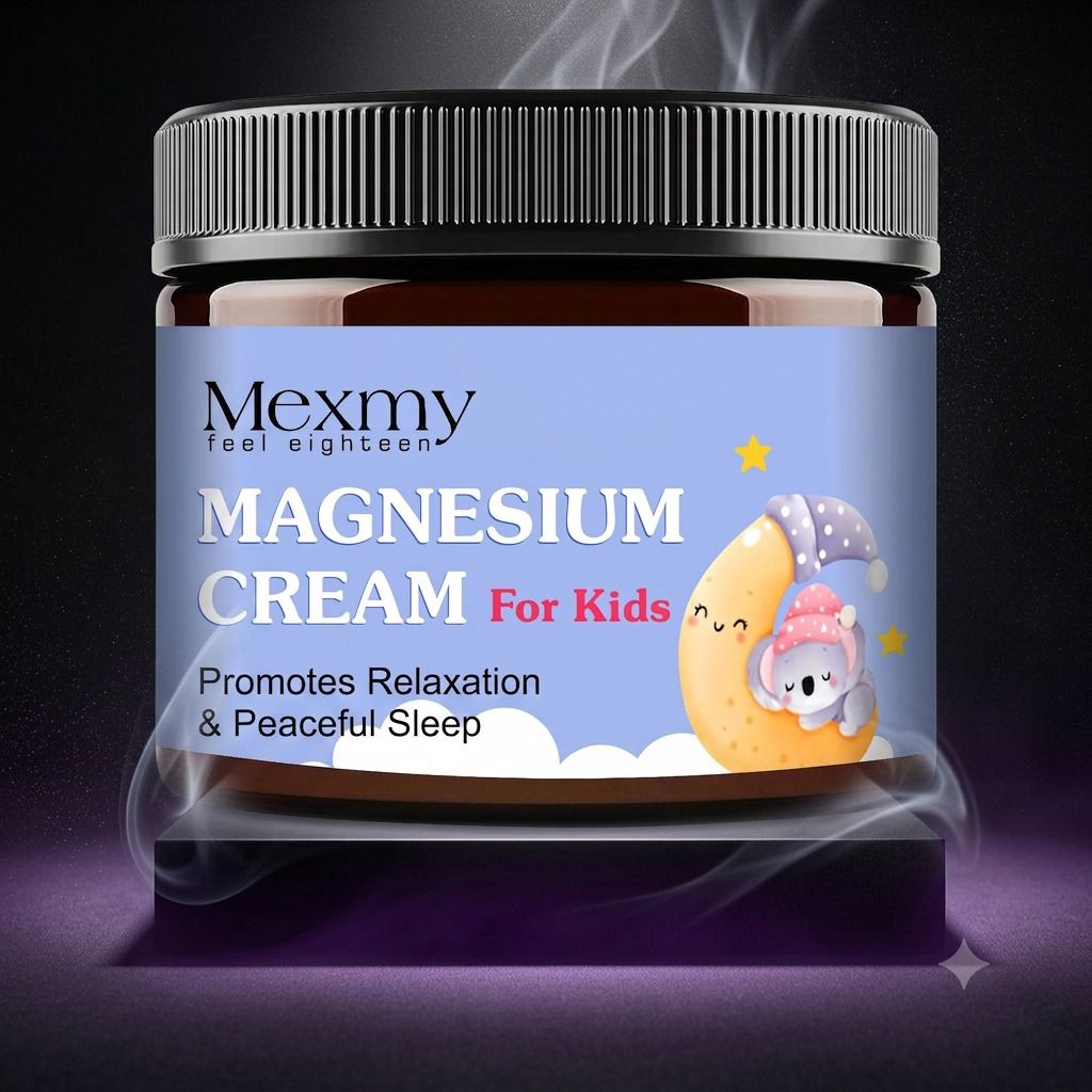 mexmy Kids Magnesium Body Cream Gentle Daily Moisturizing & Relaxing Body Care 100g-picture-43