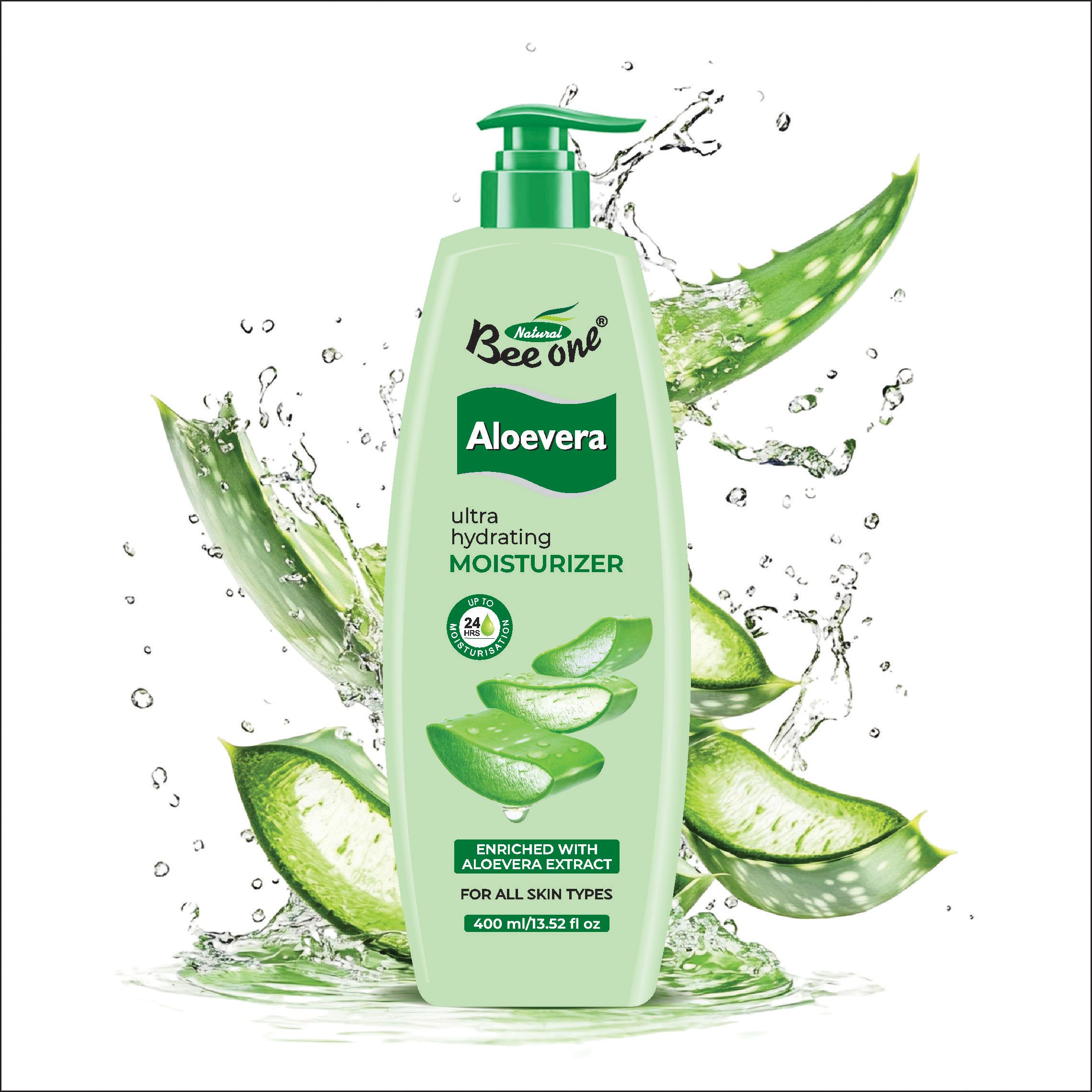 Aloevera Moisturizer 400ml | Lightweight Hydrating Cream for Soft, Smooth-image-38