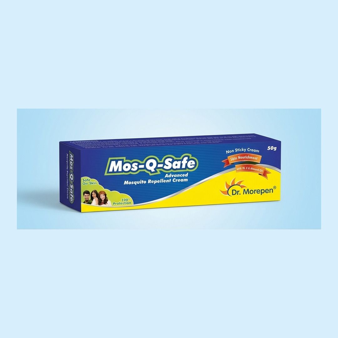 dr. morepen Mos-Q-Safe Advanced Mosquito Repellent Cream 200 g-picture-0
