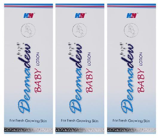 h&h Dermadew Baby Lotion - 80 ml, Pack Of 3-picture-10
