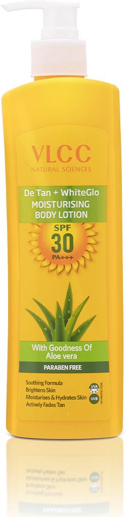VLCC DeTan + WhiteGlo Moisturising Body Lotion SPF 3