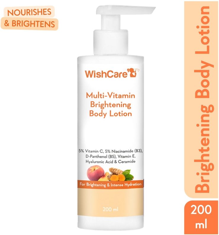 Multi-Vitamin Brightening Body Lotion - 5% Vitamin C,5% Niacinamide & Turmeric-image-2