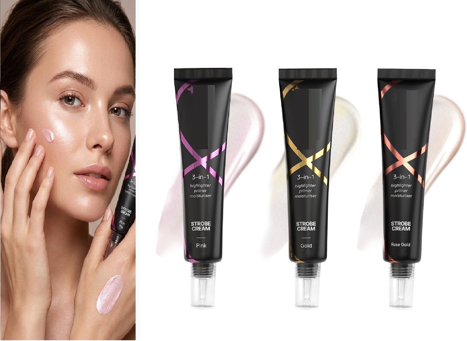 Professional Strobe Cream Multicolor Instant glowing effects Highlighter-image-26