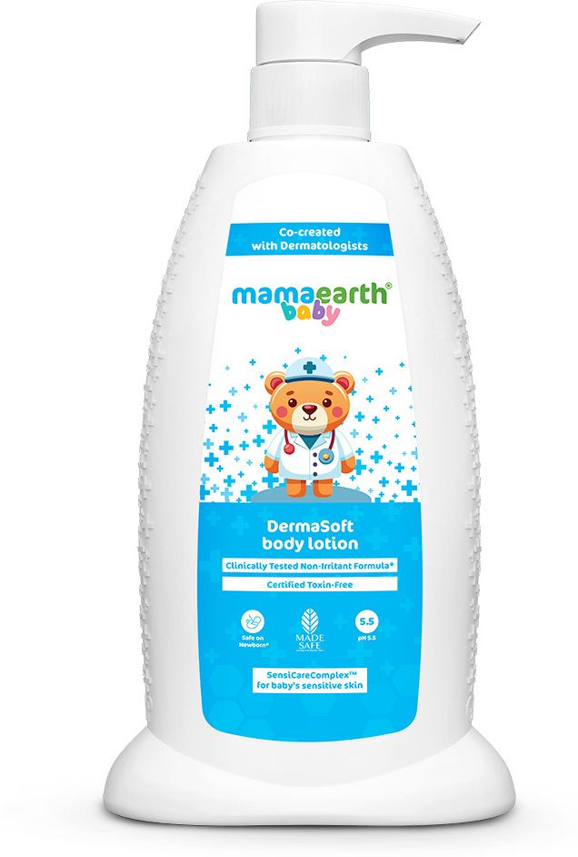 Baby DermaSoft Body Lotion with Sensi Care Complex for Baby's Sensitive Skin-image-3