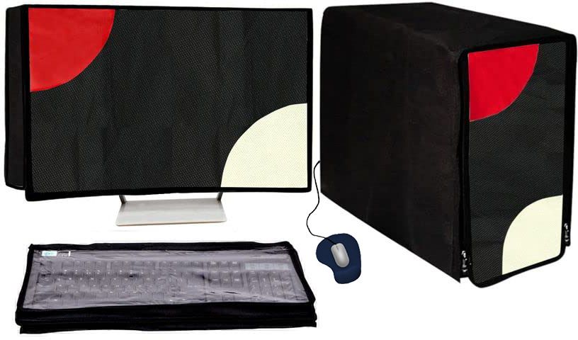 GUTSAV SALES COMPUTER COVER 3 SET 20 INCH for 20 inch MONITER, KEYBOARD, CPU, TV - DESKTOP COVER FULL SET 20 INCH-image-25