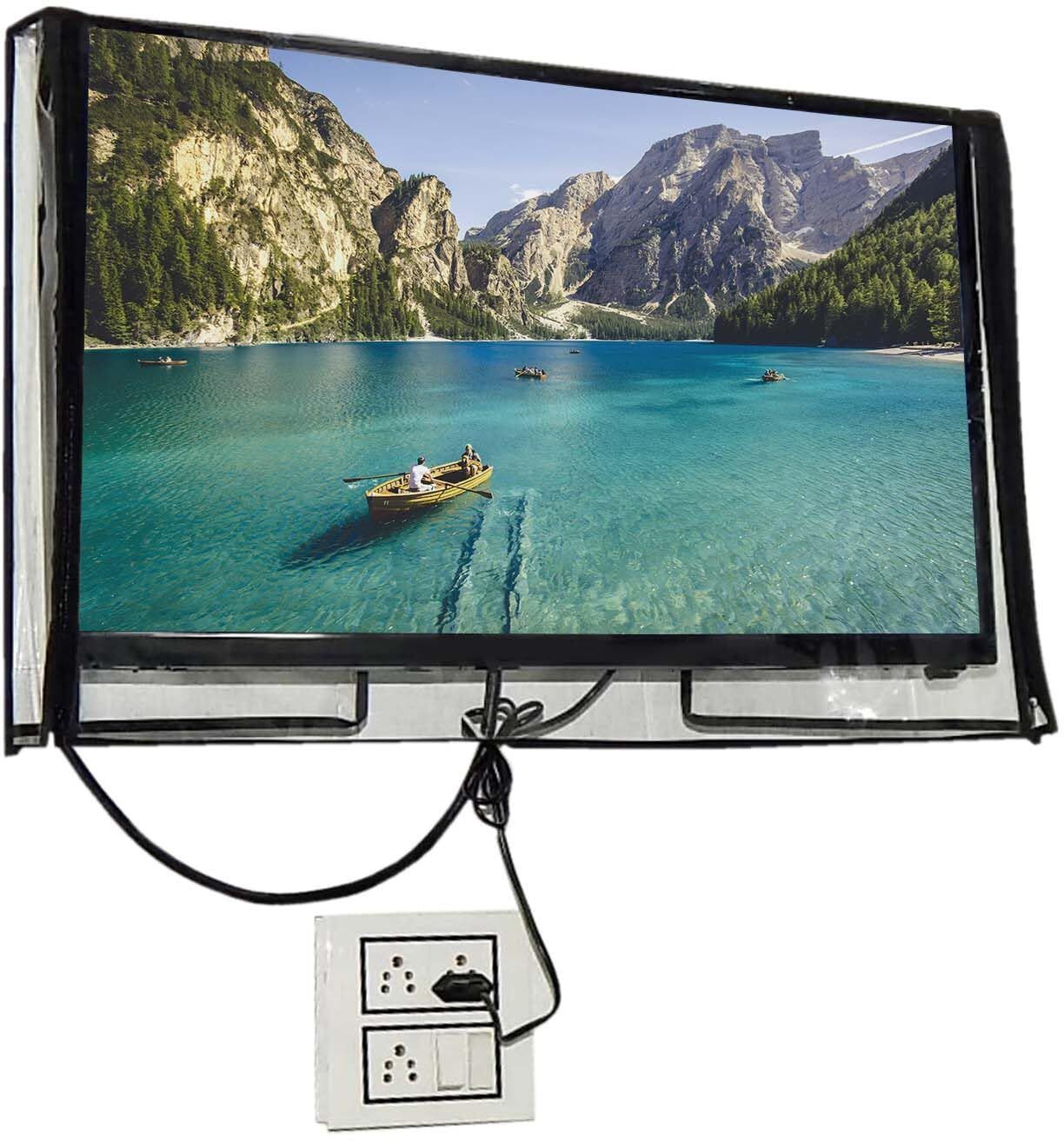 wellhome decor Furnishing Transparent Led Cover 40 inch for 40 inch Monitor Tv Cover - Transparent Led tv Cover40inch-picture-17