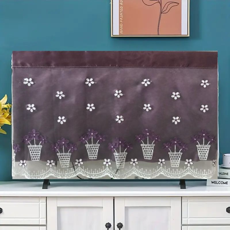 ANSHMJIMN WINE KUNJA TV COVER 32 INCH for 32 inch LED/LCD Tv Monitor - WINE KUNJA TV COVER 32 INCH