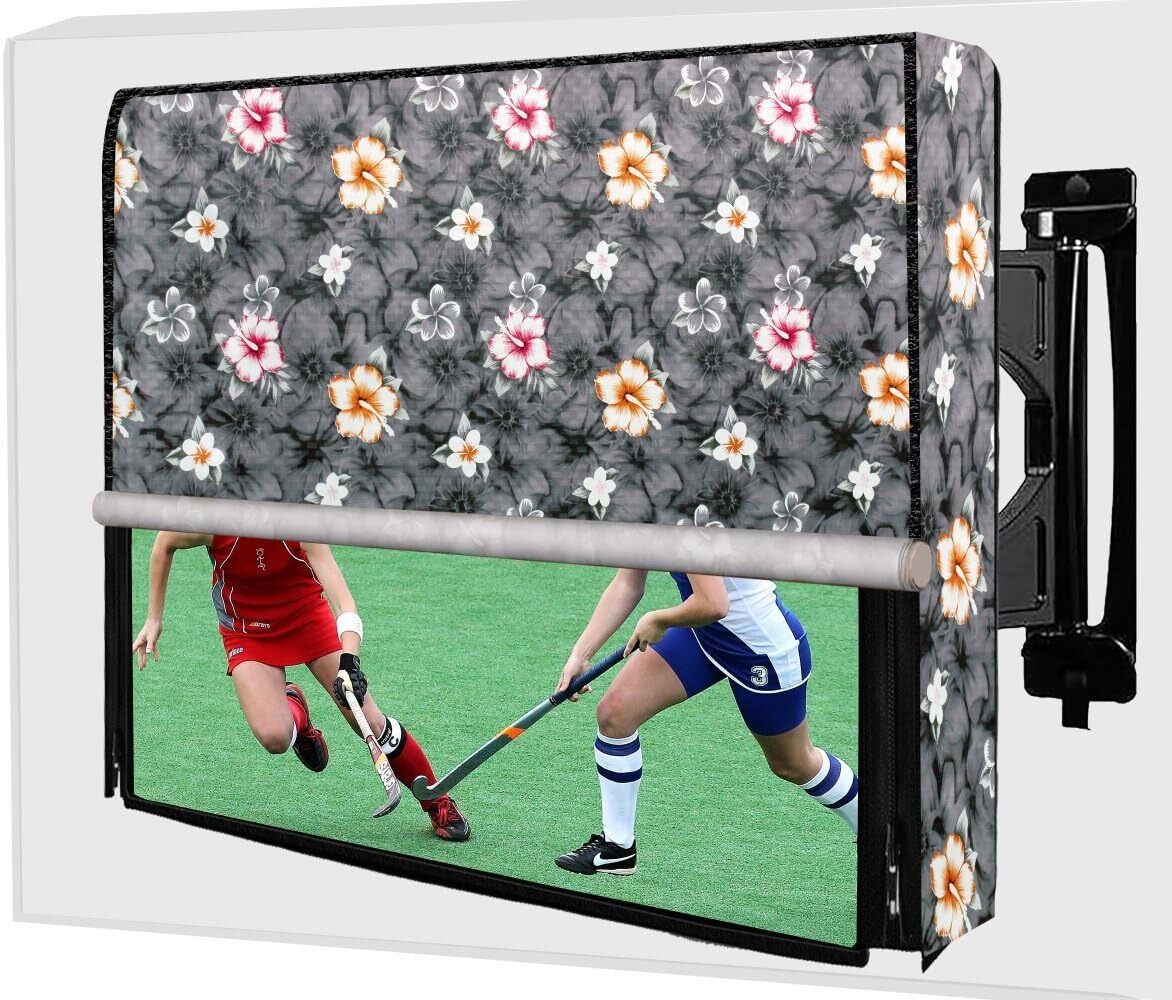 Kamat Decor 32 Inch Led TV Cover Waterproof with Transparent Polyethene Layer. for 32 inch Thomson, KODAK, Sony, Samsang, Mi Led TV Cover - Led-32-K-Grey-FW-image-13