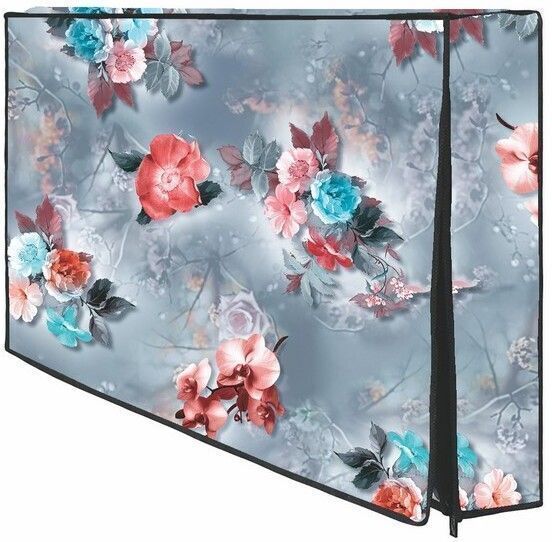 kridha for 32 inch Waterproof Dustproof LED TV Cover for 32" – Indoor/Outdoor Protection - CH-LED_32-Grey-Pink-FL_KR-image-46