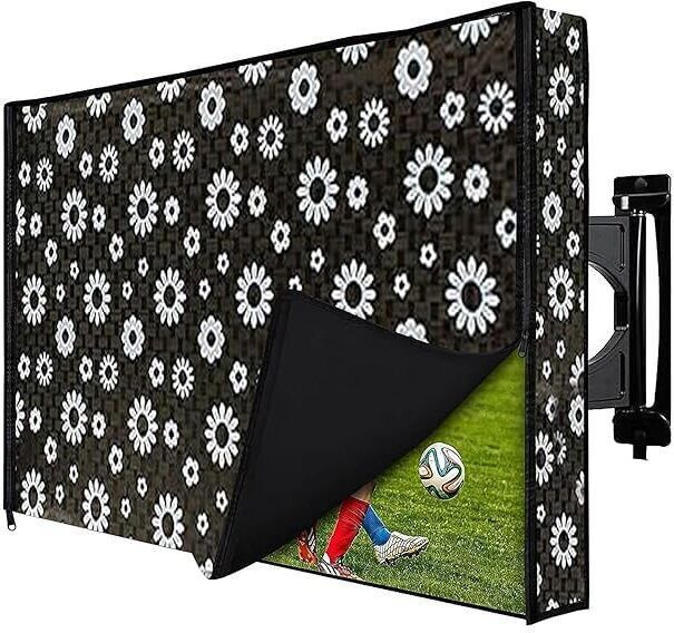 Kamat Décor for 32 inch Thomson, KODAK, Sony, Samsang, Mi 32 Inch Led TV Cover - TV_blackdot32inchledlcdcover-image-6
