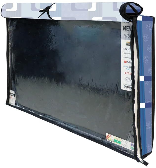 CADRA Led TV Cover Waterproof with Transparent Polyethene Layer for 50 inch TV COVER - CADRATVCVRBlue50INCH-image-47