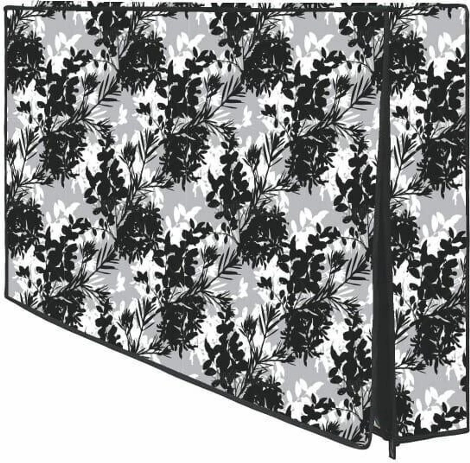 APJS 32 Inch WaterProof with Transparent Polyethene Layer for 32 inch LED TV Cover for 32 Inch - LED COVER- 32 INCH- WHITE-BLACK-LEAF-image-49