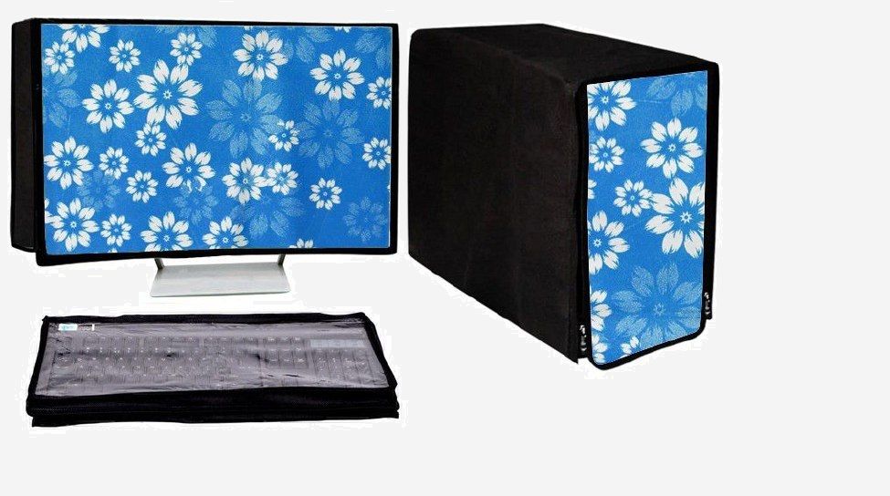 GUTSAV SALES COMPUTER COVER 3 SET 22.8 INCH for 22.8 inch MONITER, KEYBOARD, CPU, TV - DESKTOP COVER SET 22.8 INCH-image-23