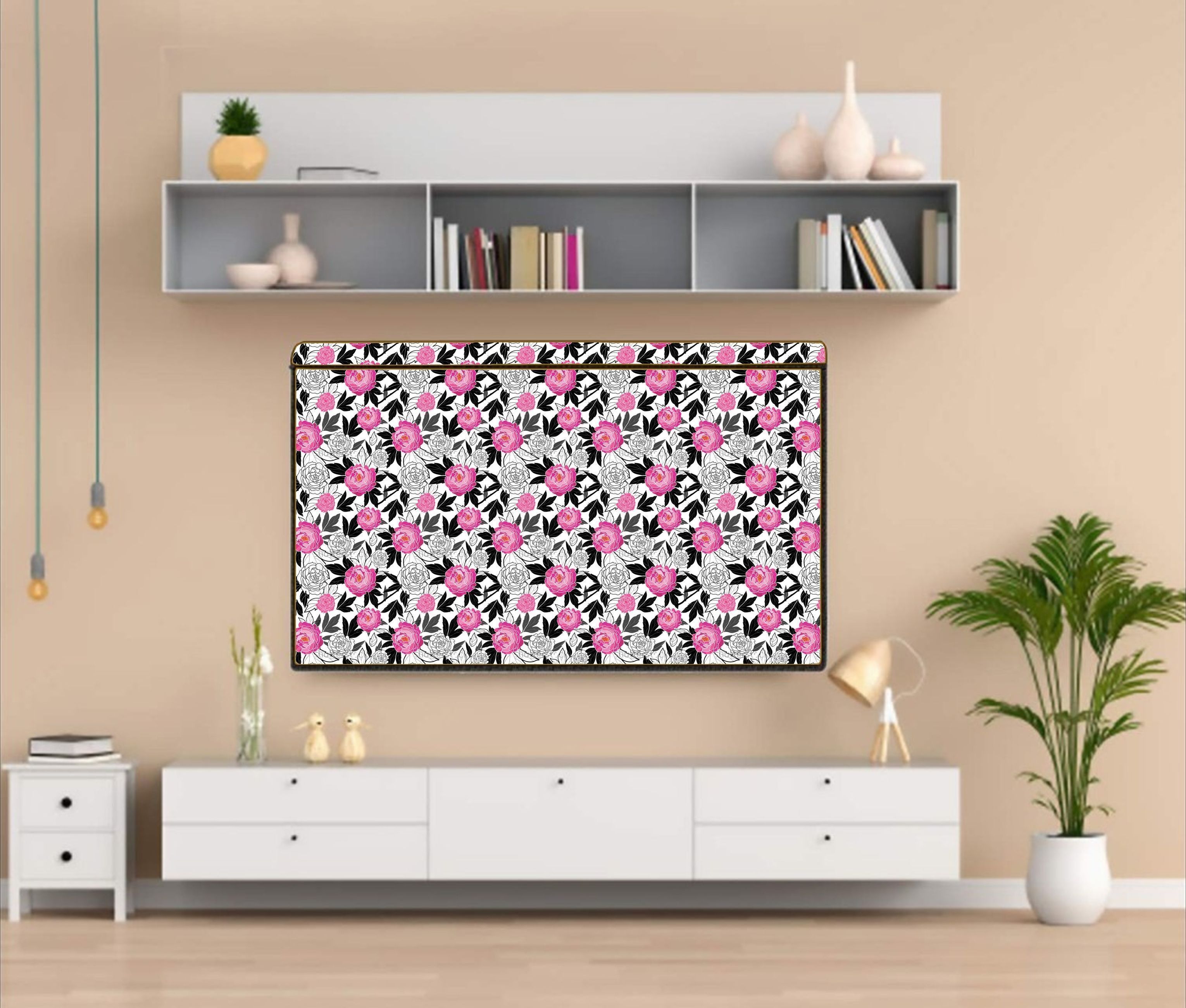 kridha for 43 inch Durable 43-Inch LED TV Cover – Waterproof, Dustproof, All-Weather Fit - CH-FK27-Desktop 22 Inch Cover_KR-picture-10