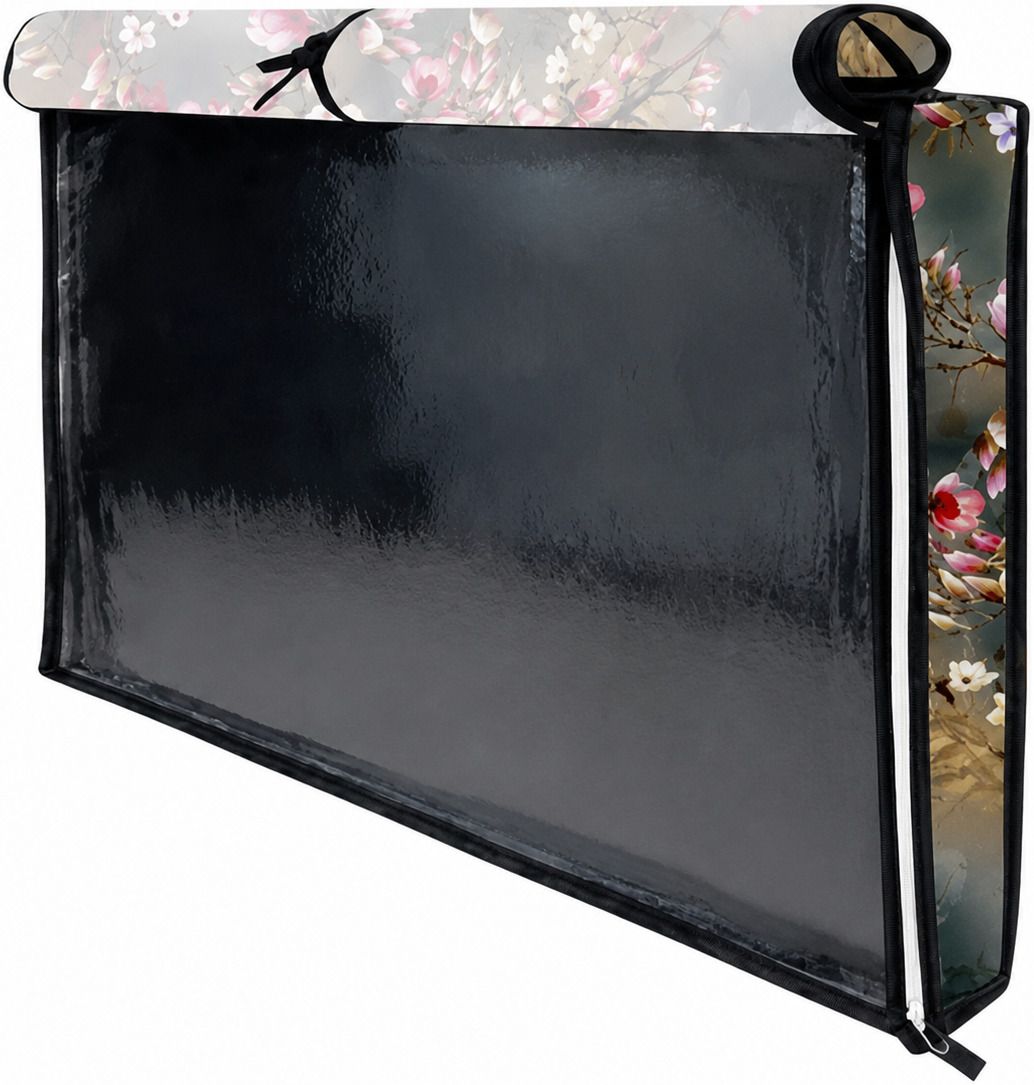 AU Enterprises 32 Inch Waterproof Dustproof TV Cover for 32 inch LED TV LCD TV Smart TV - TVC-32-FLORAL-01-image-23