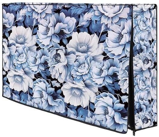 Cresset 32-INCH LED BLUE for 32 inch Thomson, KODAK, Sony, Samsang, Mi Led TV Cover - Blue Flower-LED 32-INCH-image-23