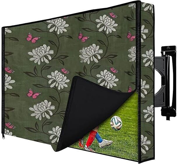 DADADEALS 43 Inch Led TV Cover Waterproof with Transparent Polyethene Layer for for 43 inch Thomson, KODAK, Sony, Samsang, Mi Inch Led TV Cover - 43 INCH-TV-COVER-GREEN-image-19