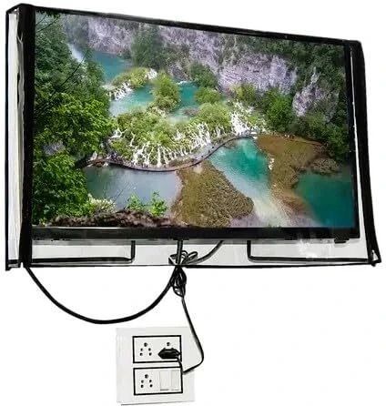 DADADEALS Dustproof Printed LED, LCD TV Cover 43inch|Screen Protector for All Brands Model for 43 inch (LG, Sony, Samsung, Sansui,Vu, Mi, Realme,TCL, Croma,Videocon, BPL,VW, OnePlus) - TV_43-43-inchledlcdcovertransparent-picture-27