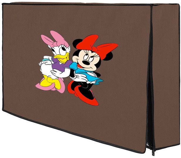 JM Homefurnishings Padded Cover, Dust Cover, etc. for 40 inch Computer Monitor, TV, LCD Monitor, etc. - LEDPBeigeJJ0640IN-image-3