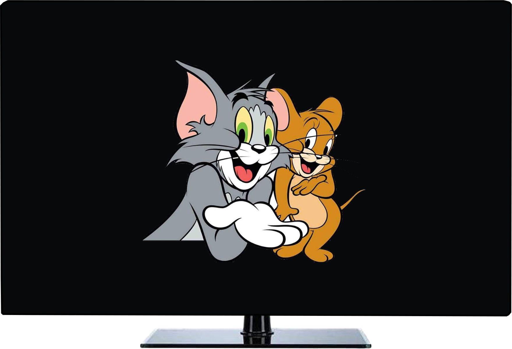 KVAR Two Layer Waterproof & Dustproof LED/LCD TV Montor cover for 60 inch LED/LCD TV, LED/LCD MONITOR - KLEDST21Black24INA03-image-42