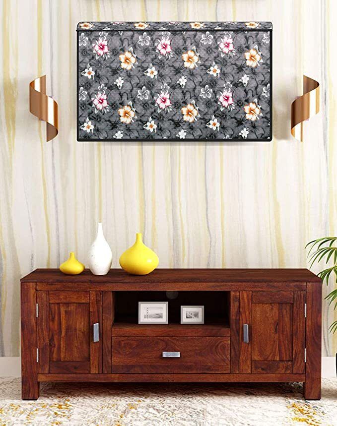 Adnan for 32 inch LED/LCD 32 INCH TV COVER- P-14 YELLOW PINK FLOWER LED-image-40