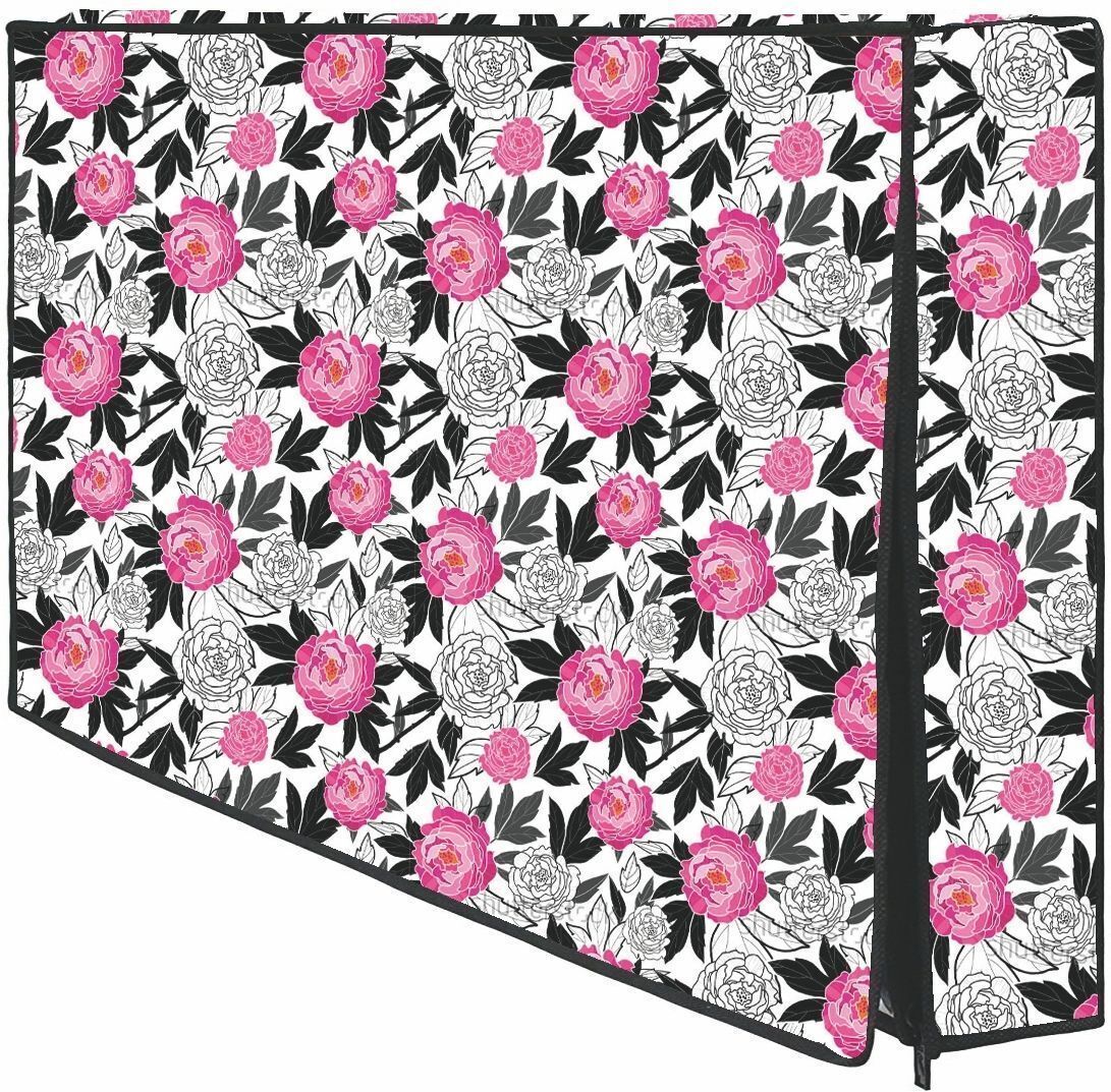 kridha for 32 inch Waterproof Dustproof LED TV Cover for 32" – Indoor/Outdoor Protection - CH-LED-43-BL-Wht-Leaf_KR-image-18