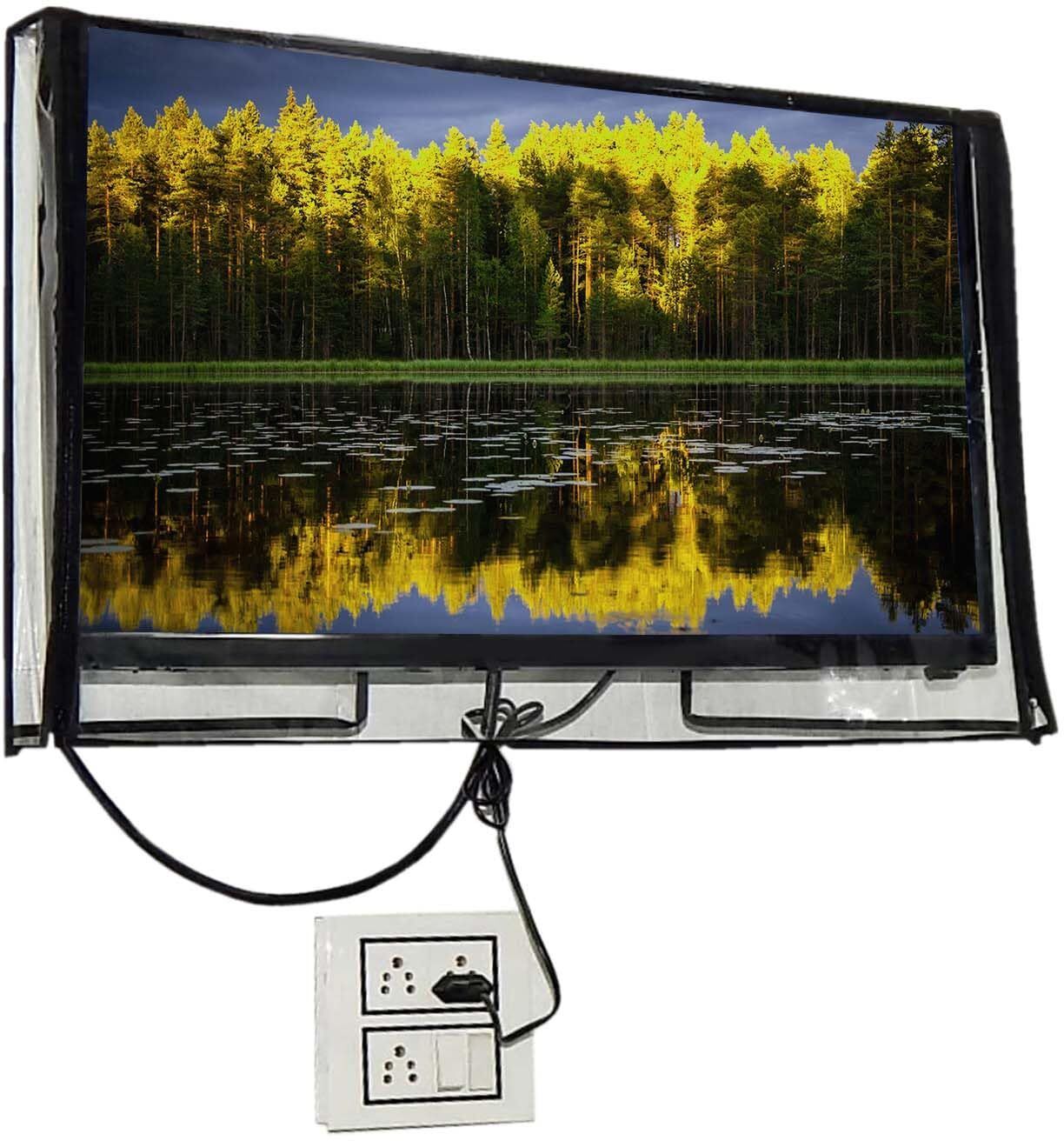 wellhome decor Furnishing Lcd Tv Cover For 32Inch for 32 inch LCD/LED Cover - Stylist Led Lcd Tv Cover Cleyar 32Inc-image-41