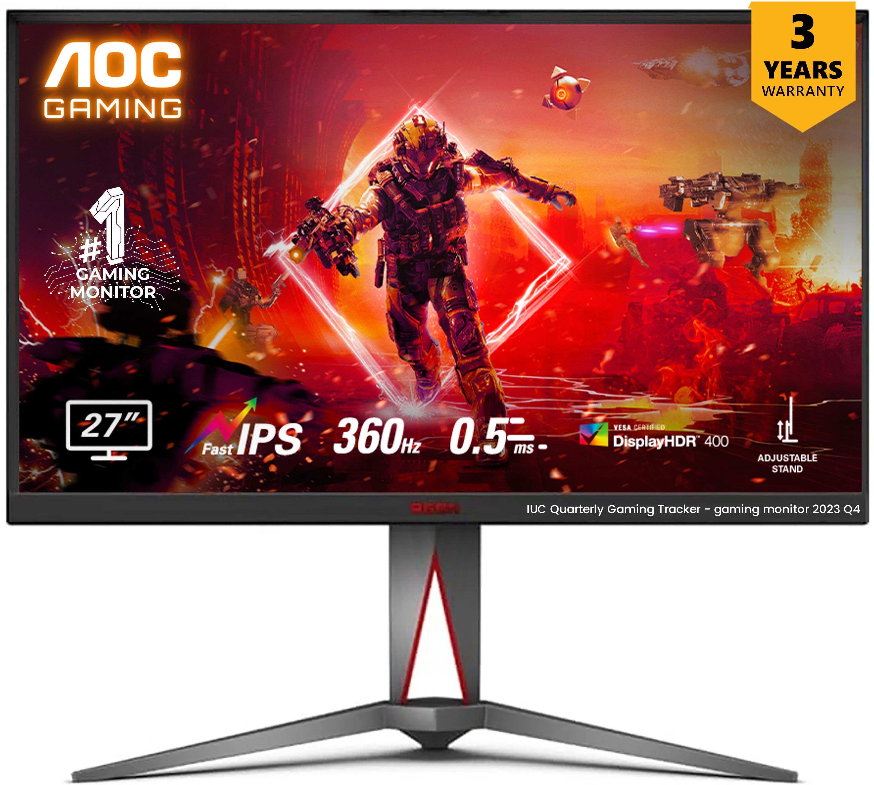 AOC 68.58 cm (27 inch) Full HD LED Backlit IPS Panel Gaming Monitor (AG275FS)-image-21