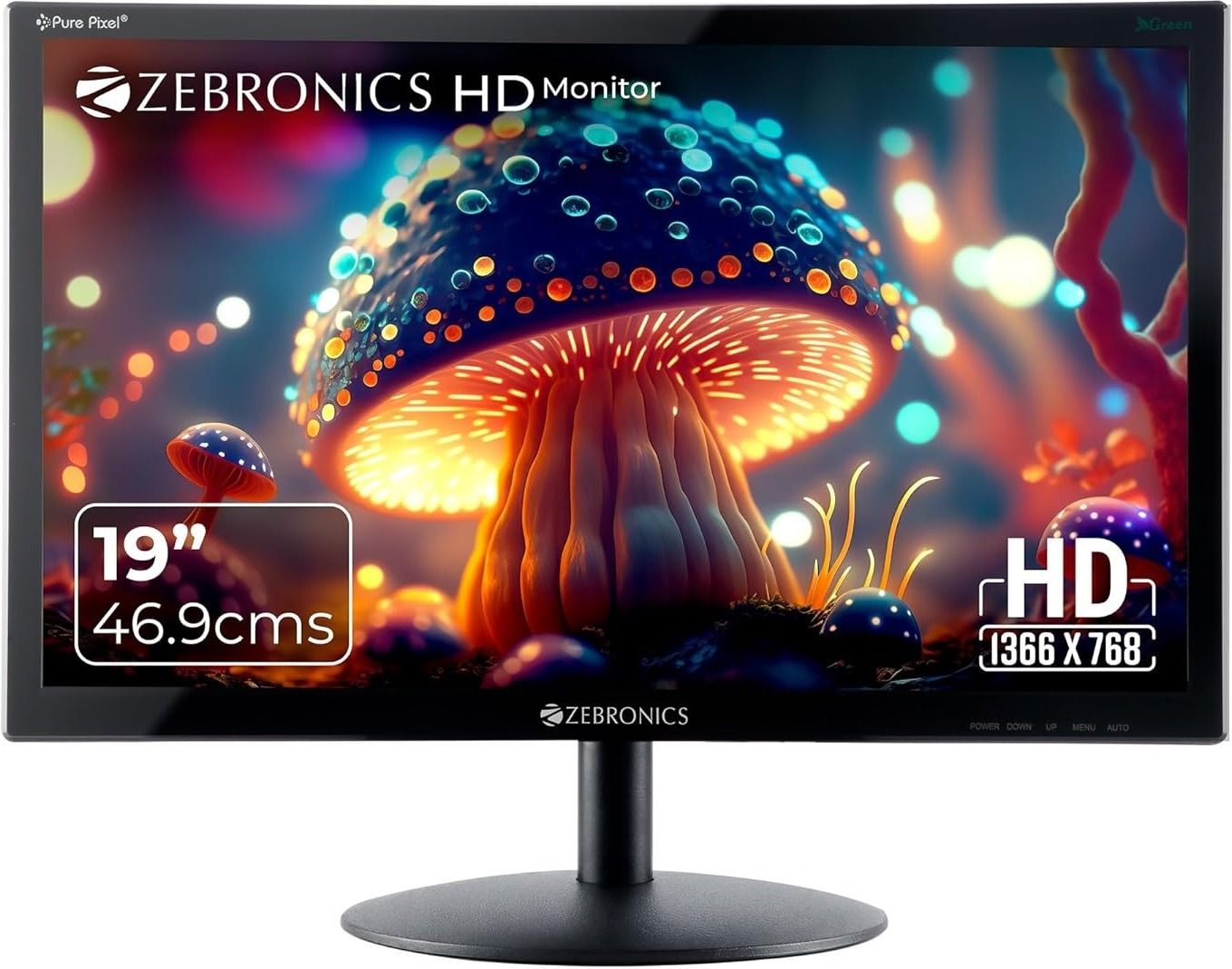 ZEBRONICS 46.99 cm (19 inch) HD TN Panel Monitor (V19HD/E19HD LED)-image-42