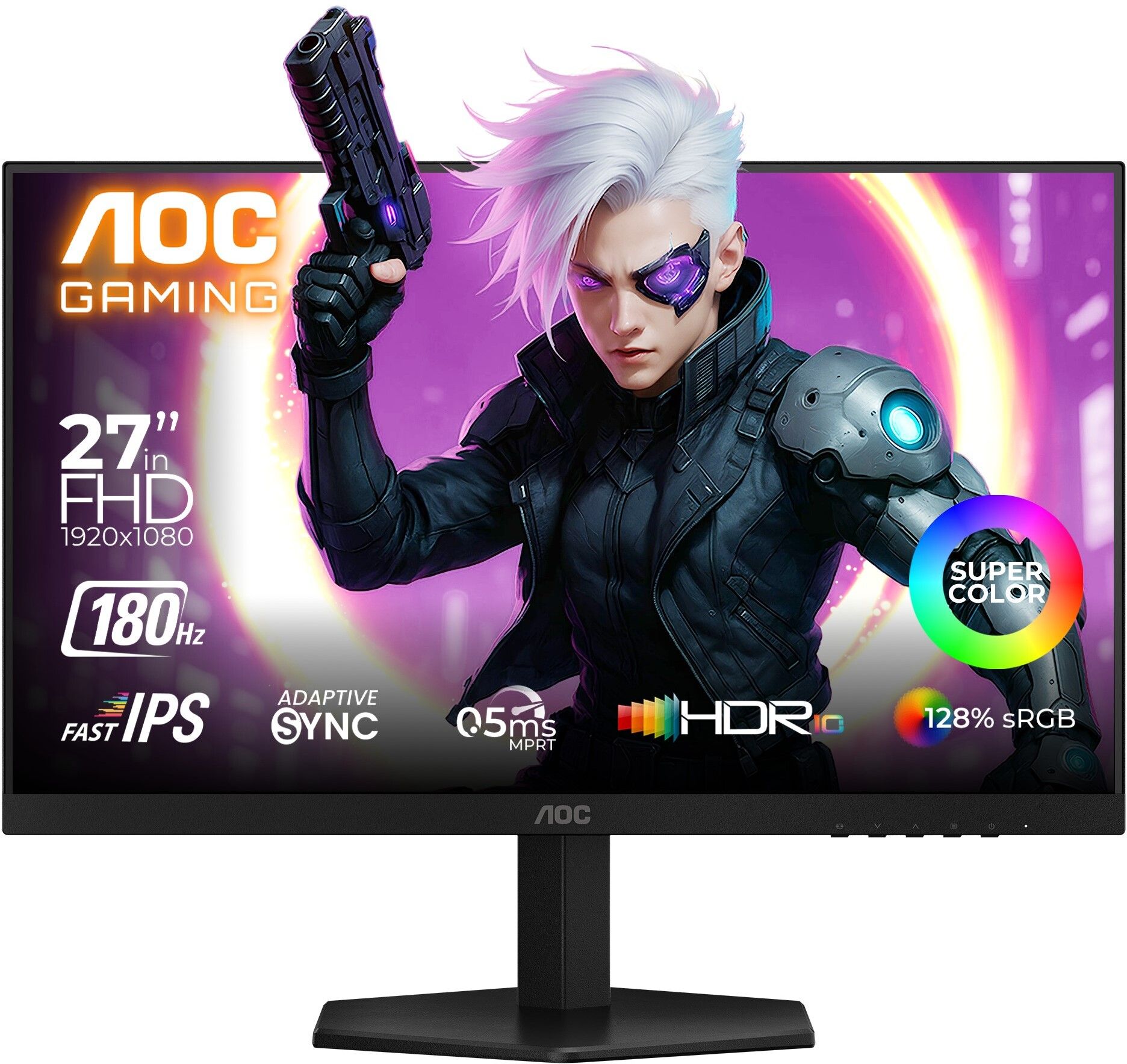 AOC 68.58 cm (27 inch) Full HD IPS Panel Gaming Monitor (27G42E)-image-24