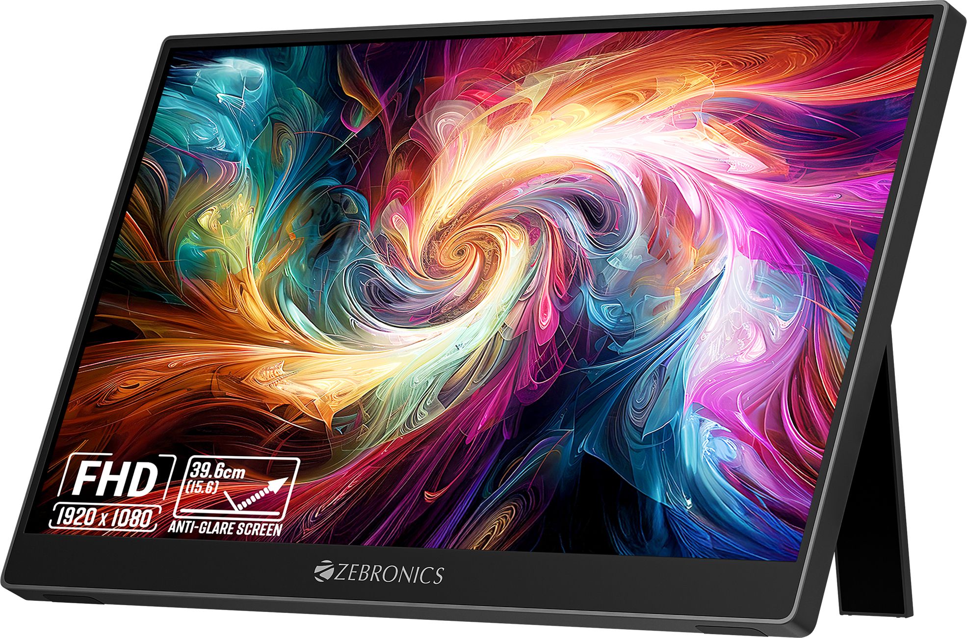 ZEBRONICS 39.62 cm (16 inch) Full HD IPS Panel Monitor (ZEB-AU16FHD LED [ZEB-Pixigo A16S])